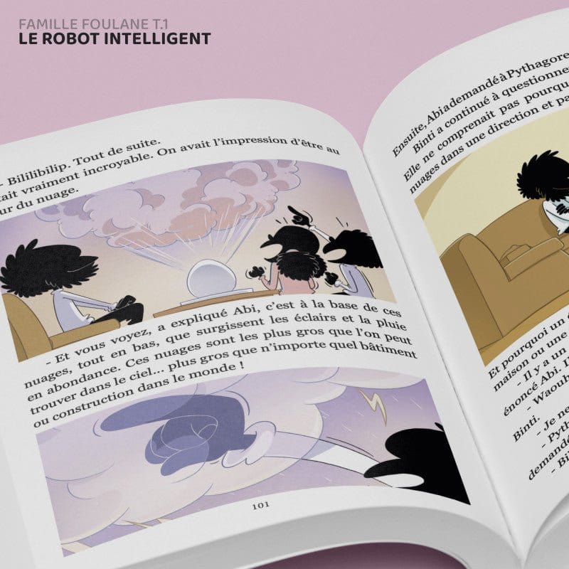 La Famille Foulane (Tome1) - Le Robot Intelligent BDouin BDouin Livre Islam Enfant 9789998797871 Librairie Musulmane Al-imen