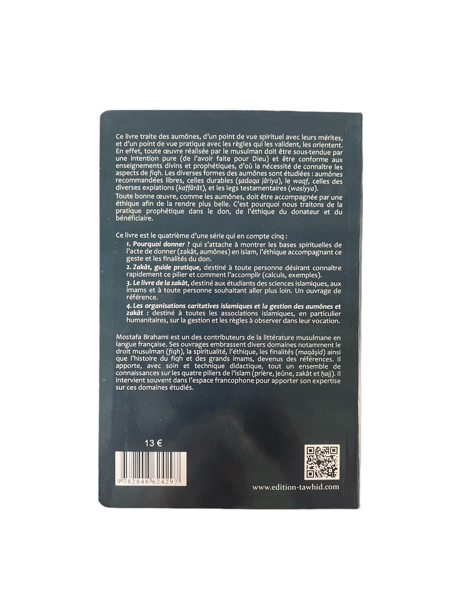 Le Livre des aumônes | Mérites et règles par Mostafa Brahami Tawhid Livre > Islam > Ramadan 9782848624297 Librairie Musulmane Al-imen