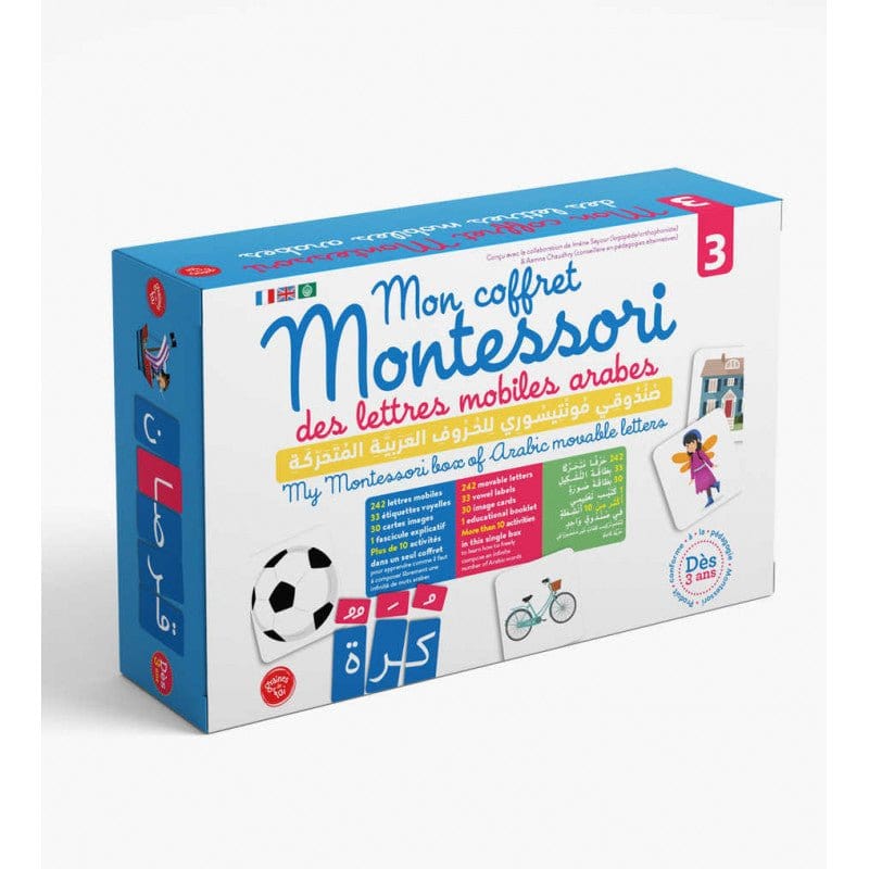 Mon coffret montessori des lettres mobiles arabes 3 - Dès 3 ans Graines de Foi Jeu Islam 9782931070123 Librairie Musulmane Al-imen