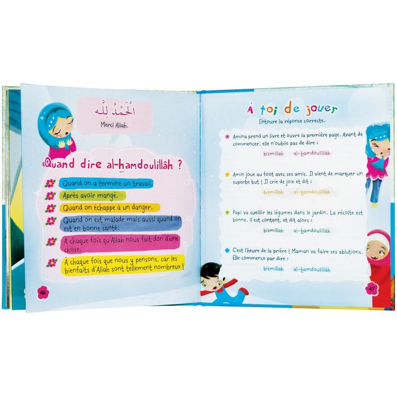 Petits mots de l'islam (4) : Al-hamdoulillâh ! (Merci Allah !), Bismillâh ! (Au nom d'Allah !) Tawhid Livre Islam Enfant 9782848623771 Librairie Musulmane Al-imen