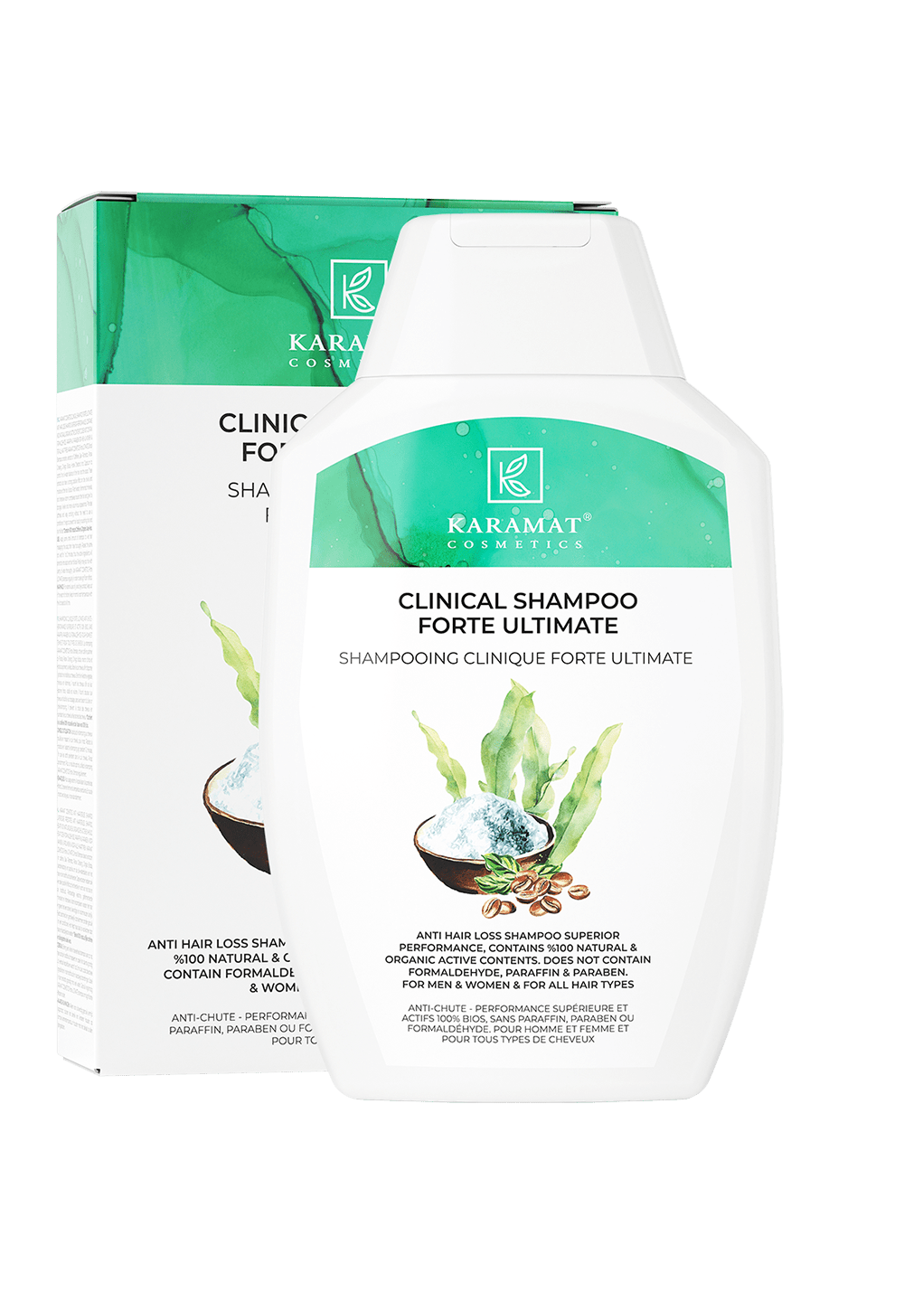 Shampooing clinique forte ultimate Karamat Cosmetics 300ML Karamat Collection Bien-être et Santé 034966596765 Librairie Musulmane Al-imen
