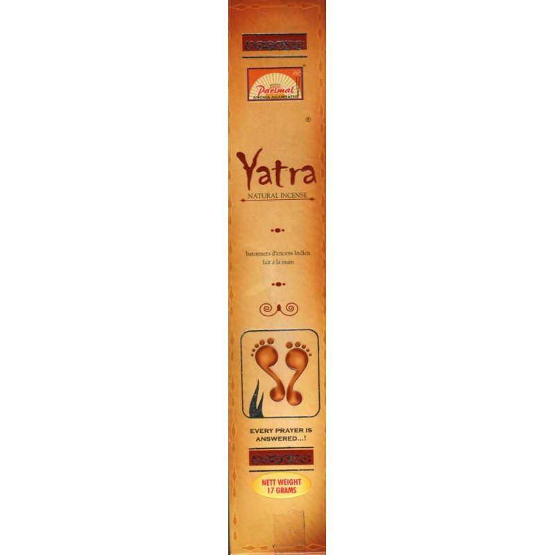 Yatra Encens Indien naturel, 15 bâtonnets (17g), de Parimal Mudo Encens 8901184110023 Librairie Musulmane Al-imen