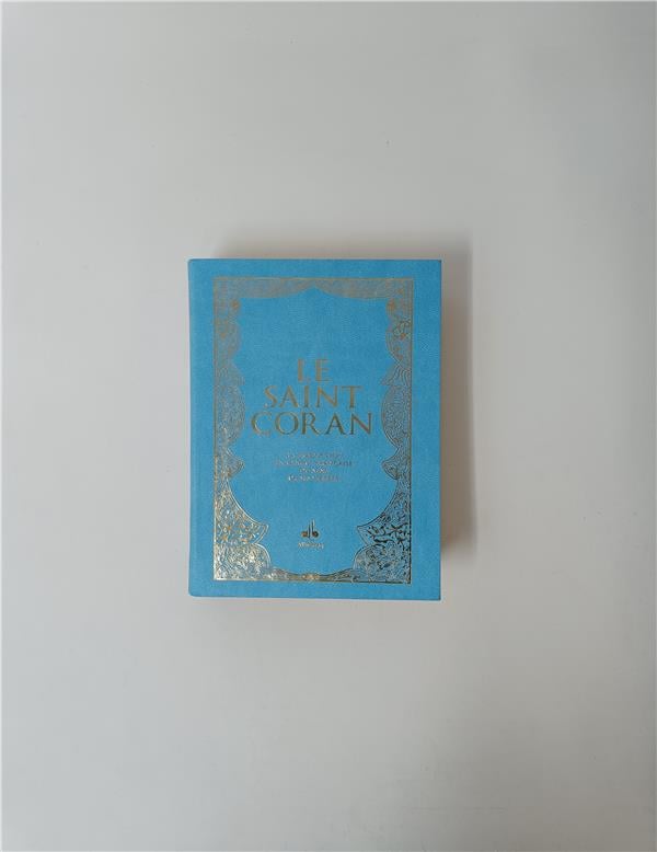 Le Saint Coran et la traduction en langue française du sens de ses versets (Poche) (Pages avec Tranche Dorée) Turquoise - Al Bouraq