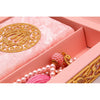 Coffret cadeau Al - imen : Box (Saint Coran Arabe de Poche + Chapelet) Rose Grand (17x24) Al - imen