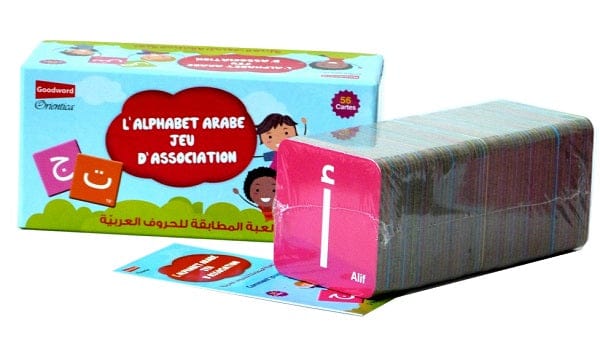 L'Alphabet Arabe : Jeu d'Association (56 Cartes) — Orientica | Jeu Éducatif Islam Orientica Jeu Islam 9789351791522 Librairie Musulmane Al-imen