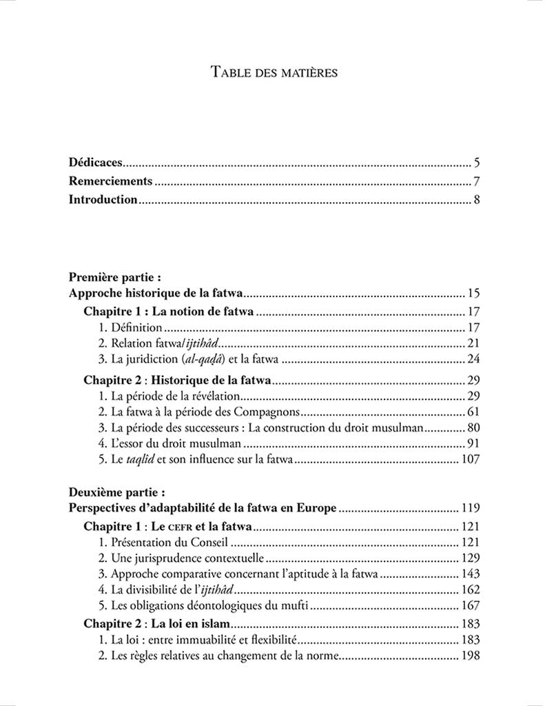 La Fatwa Histoire, perspectives et défis européens de Gökmen Lokman Çitak Al - imen