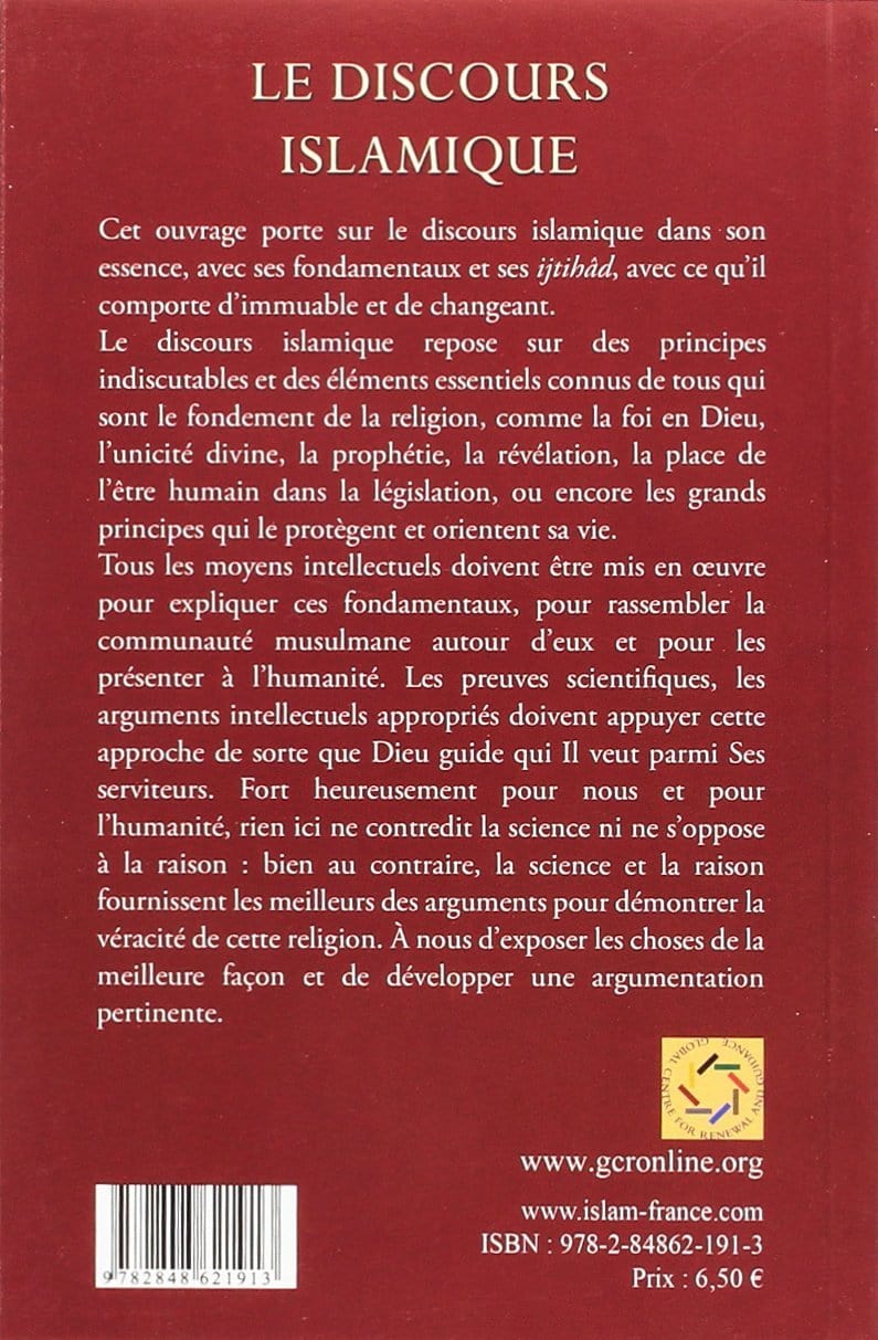 Le discours islamique Tawhid Livre > Islam > Essai 9782848621913 Librairie Musulmane Al-imen