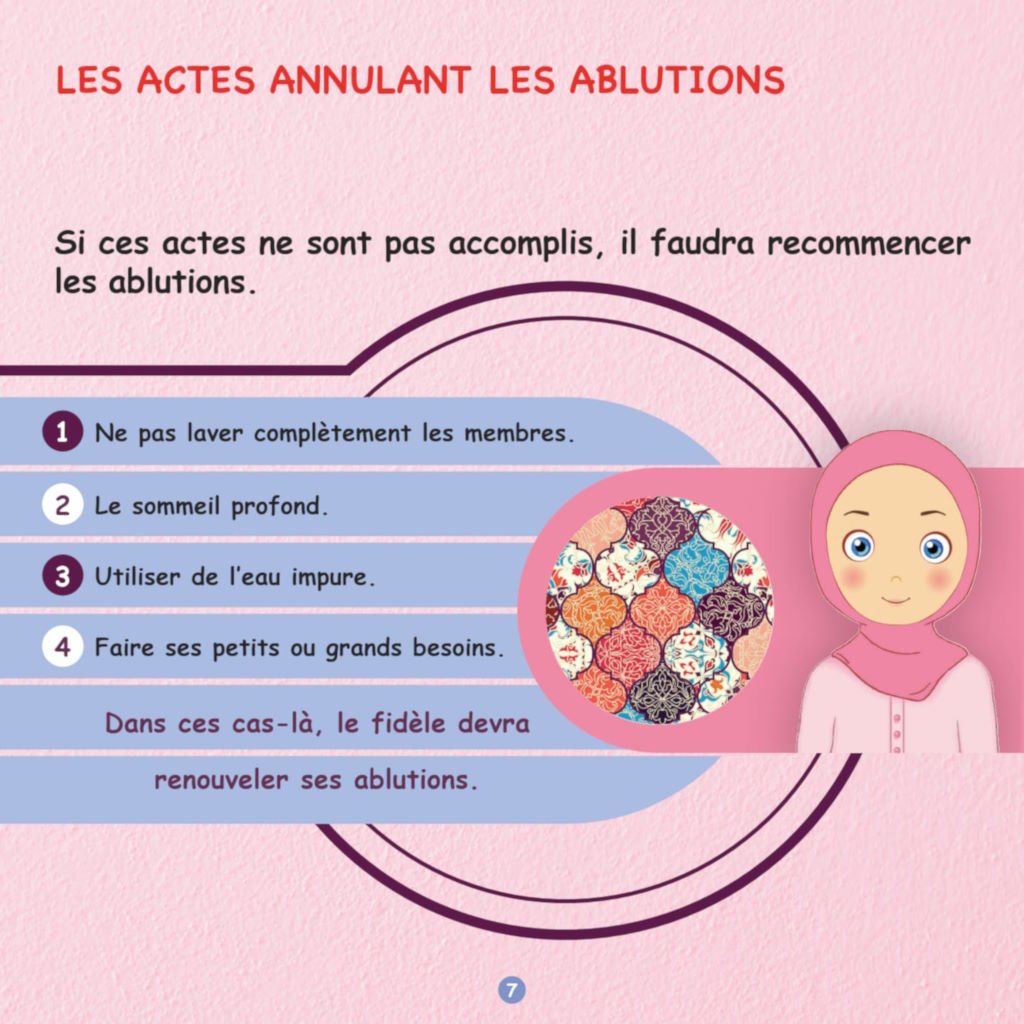 Les Ablutions et La Prière, Étape Par Étape pour Fille Al - imen