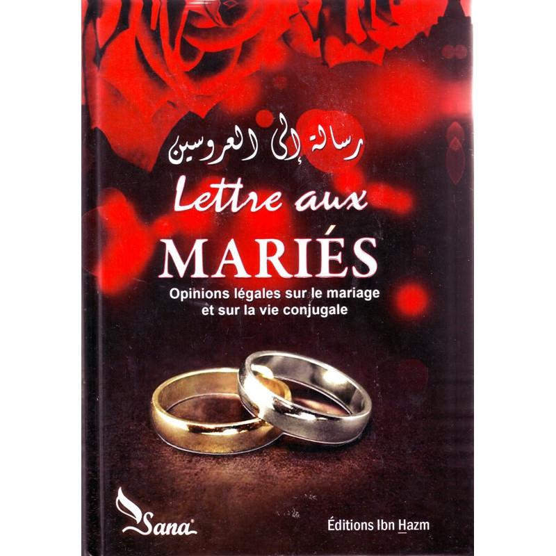 Lettre aux mariés disponible chez Al - imen