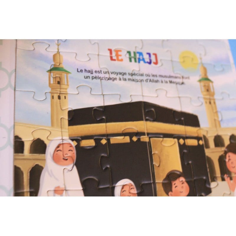 Livre Puzzle Magnétique : Les 5 Piliers de l'Islam (5 Puzzles Magnétiques en 1) Sana Jeu Islam 9782356337009 Librairie Musulmane Al-imen