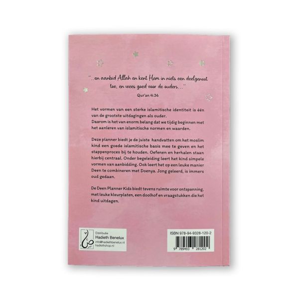 Mijn Deen Planner Kids Roze Al - imen