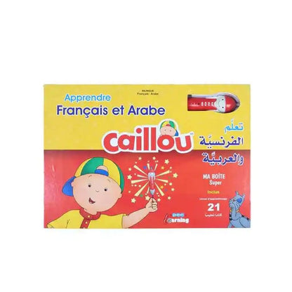 Pack Caillou - Apprendre - مجموعة كايو لتعليم اللغة الفرنسية والعربية - القلم الناطق + انا اقرأ بنفسي Al - imen