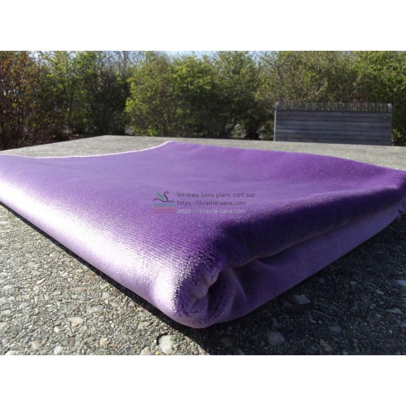 Tapis de Prière Velours Luxe couleur unie - VIOLET LAVANDE Al - imen