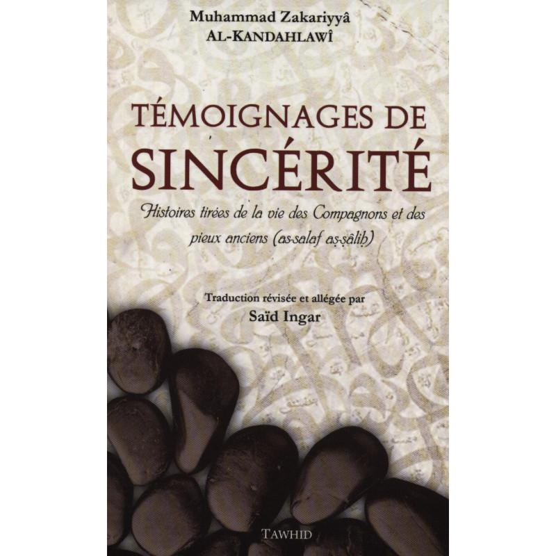 Témoignages de sincérité disponible chez Al - imen